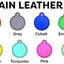 Custom Full Grain Leather Pet Tag - No Jingle, Silent ID Tag for Dogs and Cats